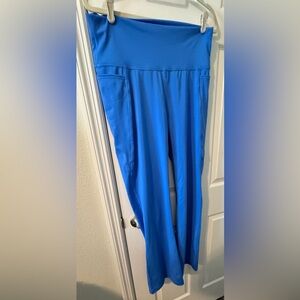 Lilly Pulitzer Carpe Vita Flare Legging | Blue Tang | Size XL